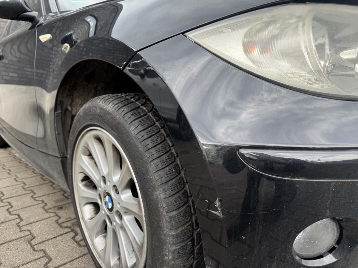 BMW 1er E87 original Sto&szlig;stange Stossf&auml;nger vorn 475 Blacksapphire Bj.2005